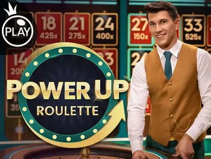Power UP Roulette slot visual from Pragmatic Play available on ninecasinoch.com